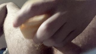 ravaging myself with a enormous faux-cock