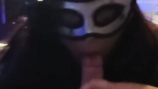 lovely trans gives me a suck off and i jizz on her tongue