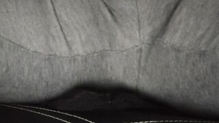 Onanism In Sweats With Hitachi On Mini Trunk And Inwards Man Cootchie, FTM Try To Splatter