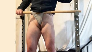 Stringing up Wedgie Fetish - Frontal Wedgie puts strain on my poon - Rips My Undies to Shreds!