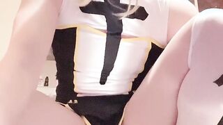 Trans Nun in Purity Cell Spunks From Ass fucking Have fun