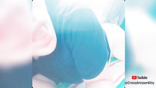 +legal Youtuber CrossdresserKitty TUGGING You Can Demand Your Name on My Hips And I can Masturb