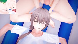 Futa Uzaki chan and Futa Tsuki Uzaki at beach - Masculine taker POINT OF VIEW