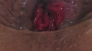 Pounding my donk with a enormous ass cork making my bootie jizm