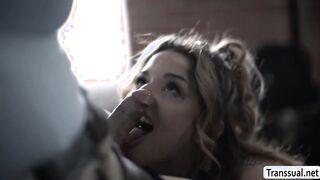 Busty Vanessa Vega gets pussy fucked by TS Stepmom