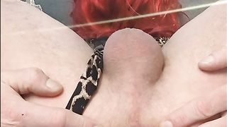 Amateur Crossdresser Slut Wishing to be Fucked Cums