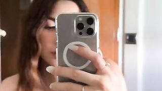 Trans Bella masturbating on yach