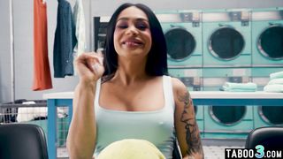 Latina and asian thots fucking a TS cock