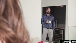 None can withstand this tgirl babysitter