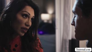 Latina TS Jessy Dubai analed her brother-in-law