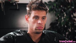 Shemale coach Brittney Kade fucked guy