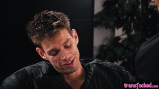 Shemale coach Brittney Kade fucked guy