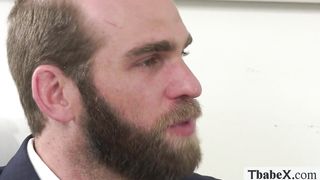 Trans Eva Paradis analed stepsons teacher in room