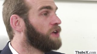 Trans Eva Paradis analed stepsons teacher in room