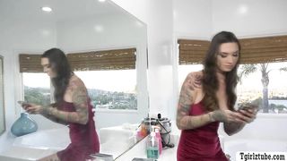 Trans Tori Easton fucks her online date so hard