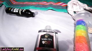 Dude discovering a Thai ladyboys asshole