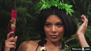 Lucky guy barebacks big tits hulu tgirl