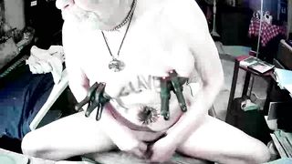 tonyslave punishing himself naked for dominant voyeurs