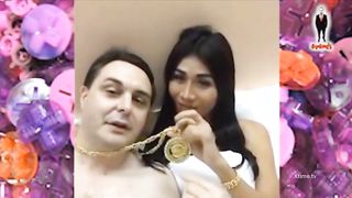 Transexual-Dame Fellow in a super-naughty night with Andrea Dipre'!!! (Utter HD)