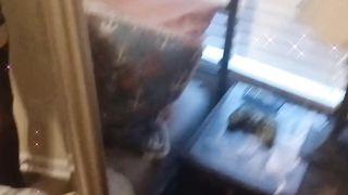 Crossdressing after work, I expect my neighbor catches neighbor again