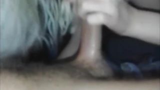 Freya deep-throating a mouth-watering bone