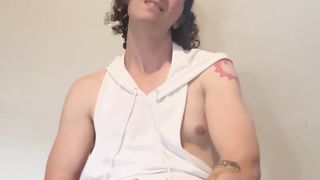 Faux-cock Wedged Trans Damsel Despairingly Attempts to Jerk