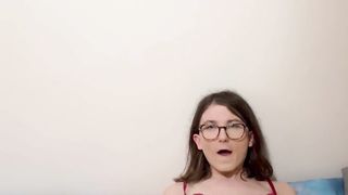 Wild teenie trans chick sends her bf a mischievous lil' movie