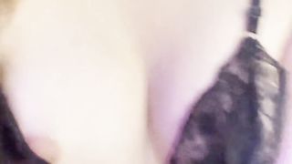 Insatiable trans lady came in her own gullet and drank all the milk