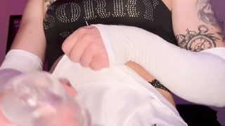 Sissy Kylie Sins Jerks Her Girldick