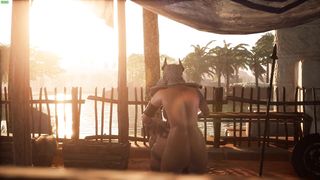 Plowed in a hefty bum at sunset