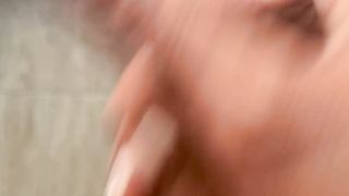 WAKING UP IN THE MORNING WITH A GIGANTIC JIZZ FLOW ALL OVER THE GLASS DOOR