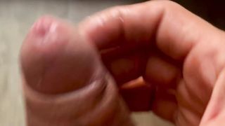 WAKING UP IN THE MORNING WITH A GIGANTIC JIZZ FLOW ALL OVER THE GLASS DOOR