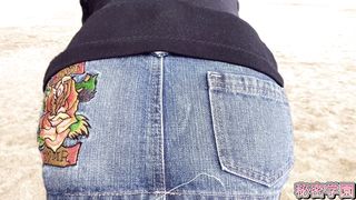 女装オナニー ミニスカブーツ アナルバイブを仕込んで❤️ 秘密学園 SecretGakuen