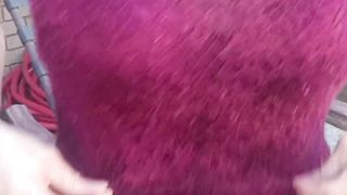 Berrybutt urinating all over me and crimson sundress