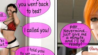 MUMMIES THREE DIMENSIONAL Animation- Adult toon Going For a Run Completes up in a Futa Soiree pt1. - By FairyLana