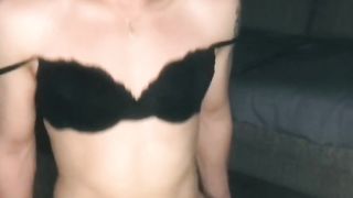 Molten crossdresser with super-sexy donk strokes and SPUNK