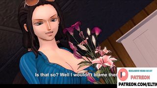 Hermaphroditism Nami Firm Screwed Robin On Ship And Ample Internal cumshot