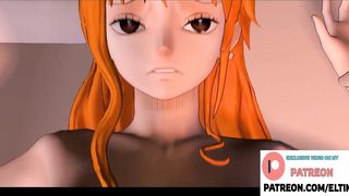 Hermaphroditism Nami Firm Screwed Robin On Ship And Ample Internal cumshot