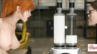 MUMMIES THREE DIMENSIONAL Toon- Adult toon Going For a Run Completes up in a Futa Soiree pt4. - By FairyLana