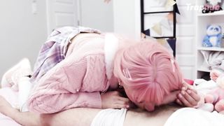 Femboy Beauty Looks Even Prettier Railing Boner