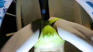 Femboy Takes Massive Cumbot In Rump Until Jizz Dribbles Thru Underpants