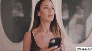 COUGAR Mckenzie Lee torn up by TRANSSEXUAL acquaintance Casey Smooches two