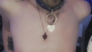 Transwoman Succubus taunts and plays with herself
