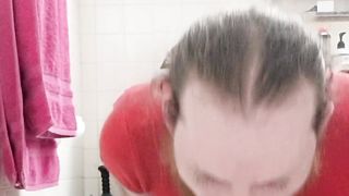 TRANSSEXUAL tart gasping on BIG BLACK COCK