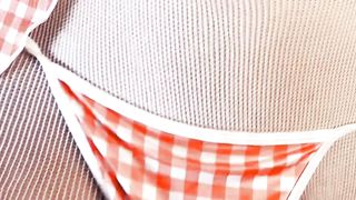 SISSY OCLOCK femboy costume play crossdress sfw fishnet pantyhose lil' nip vapid pecs cuck stripper