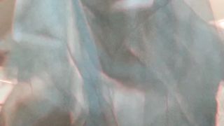 Black stockings foot fetish