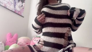 Lovely Trans Woman Rails Sausage