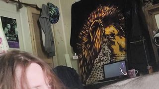 Got him on his knees and face pummeled him