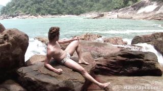 Hardcore Dude Have Wild Sex By The Beach