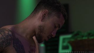 Trans Eva Gets Rubdown Pulverize In Her Caboose